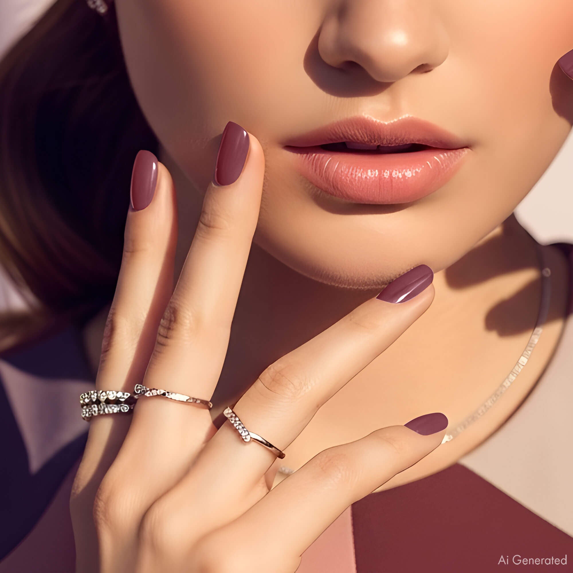 Gel Polish – Dark Mauve – DN053 – 7ml – HEMA Free