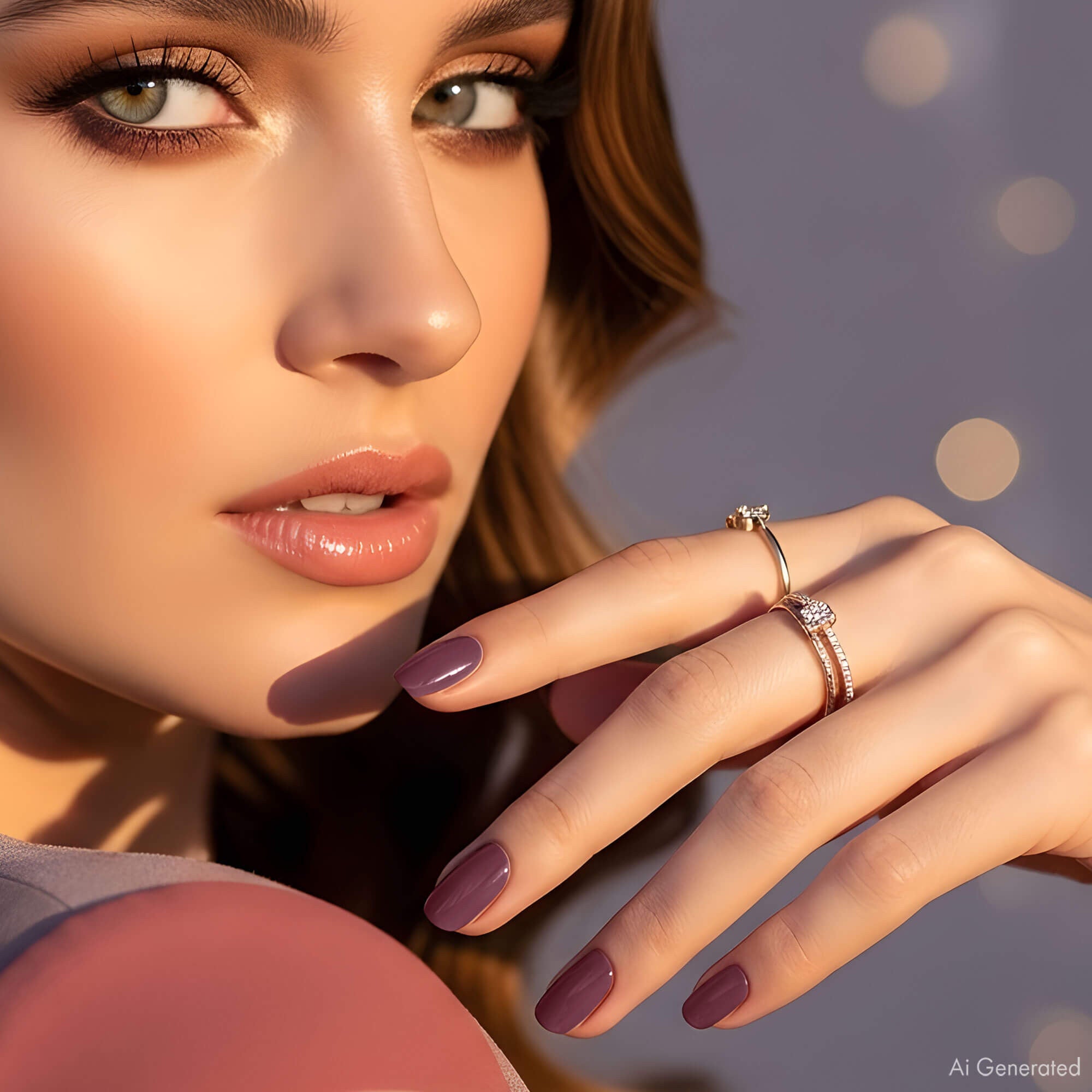 Gel Polish – Dark Mauve – DN053 – 7ml – HEMA Free