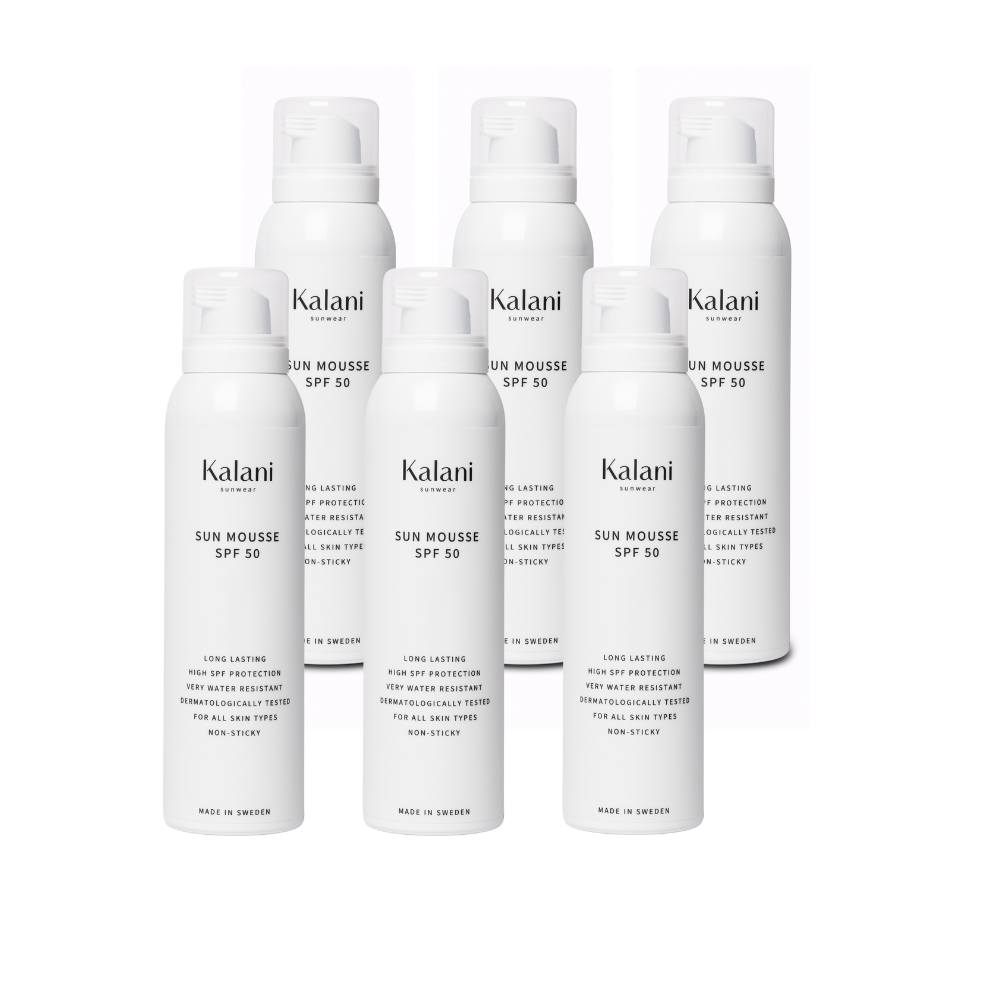 Kalani sunwear Sun Mousse SPF 50 (BOX with 6) 20% OFF