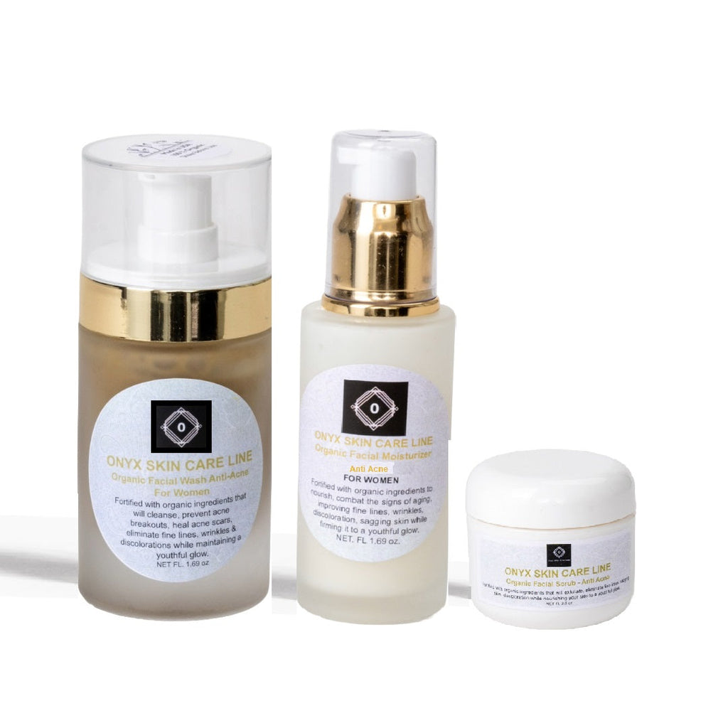 Anti-Acne Organic Three-Step System For Moderate/Severe Acne - For WOMEN