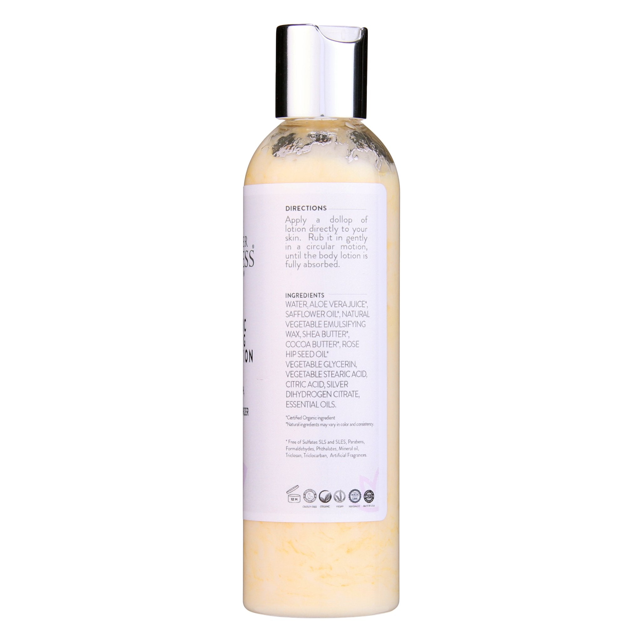 Organic Firming Body Lotion – Skin Tightening Body Moisturizer with Collagen, Rosehip & Shea Butter