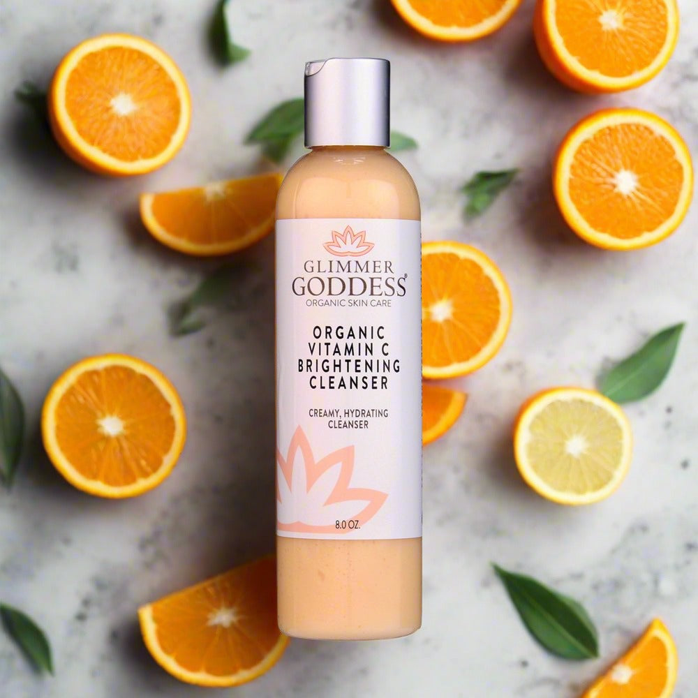 Organic Vitamin C Brightening Cleanser – Gentle Face Wash for Dark Spots & Even Tone
