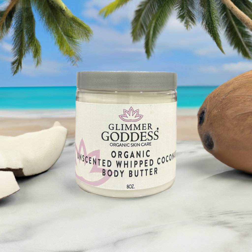Organic Whipped Coconut & Vitamin E Body Butter – Ultra-Nourishing Moisturizer for Dry Skin