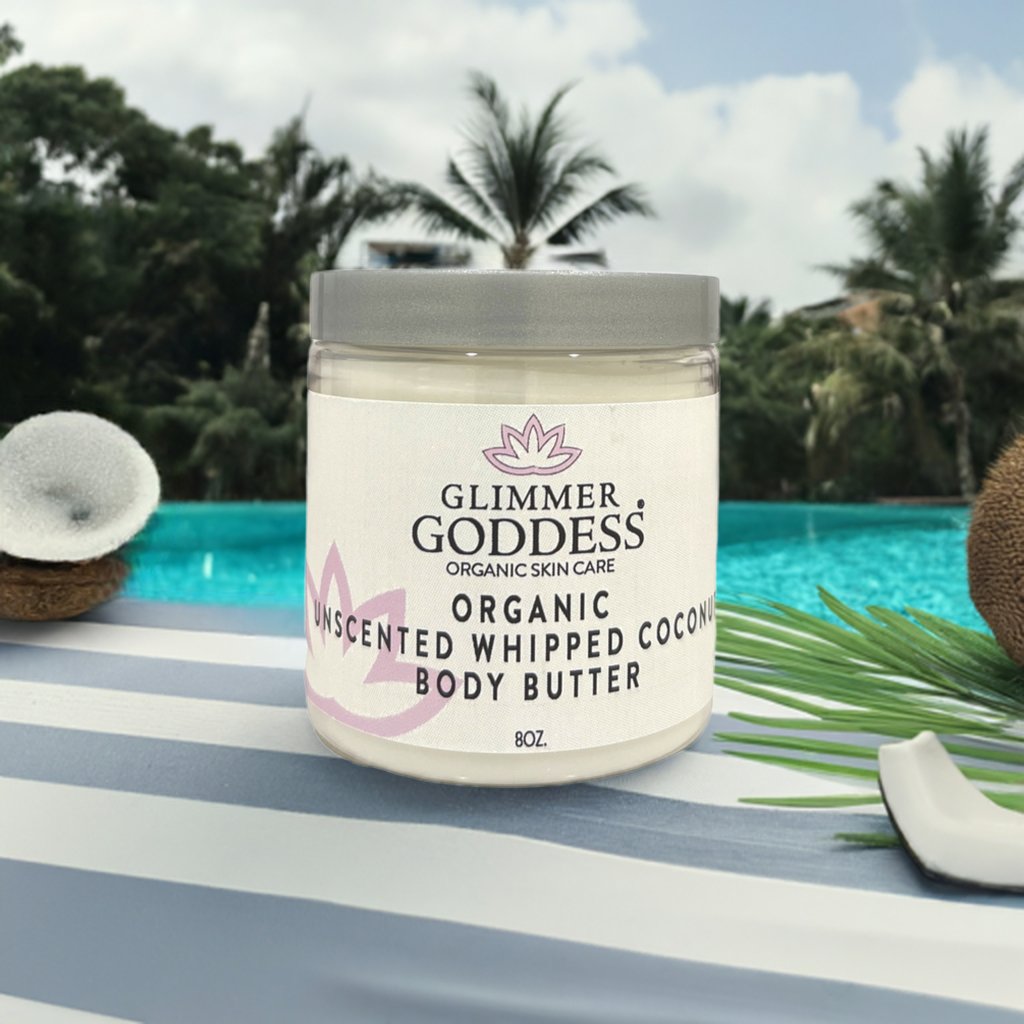 Organic Whipped Coconut & Vitamin E Body Butter – Ultra-Nourishing Moisturizer for Dry Skin