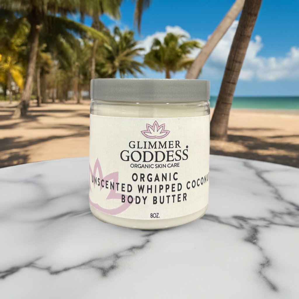 Organic Whipped Coconut & Vitamin E Body Butter – Ultra-Nourishing Moisturizer for Dry Skin